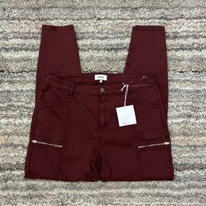Pistola Skinny Jeans Sz 33 NWT | Pistola Maroon Skinny Jeans | Pistola Jeans NWT